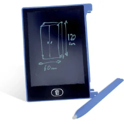 Tablette d'écriture mémo écran LCD H10cm bleu ou rouge
