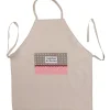 Tablier brodé design confiture de fraises