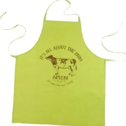 Tablier de cuisine imprimé campagne