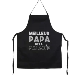 Tablier de cuisine noir pour Papa 2 coloris