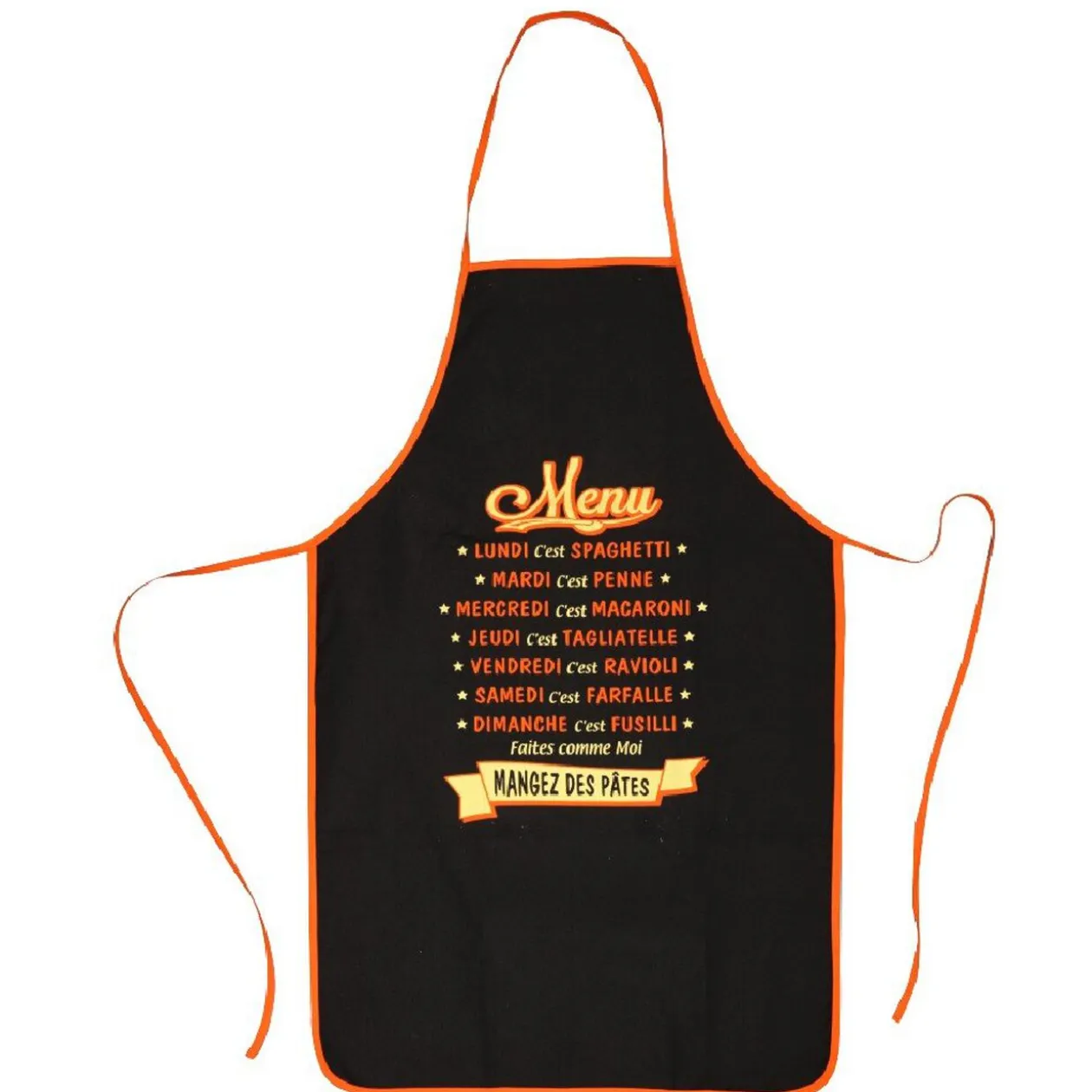 Tablier humoristique