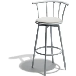 Tabouret de bar bistrot blanc
