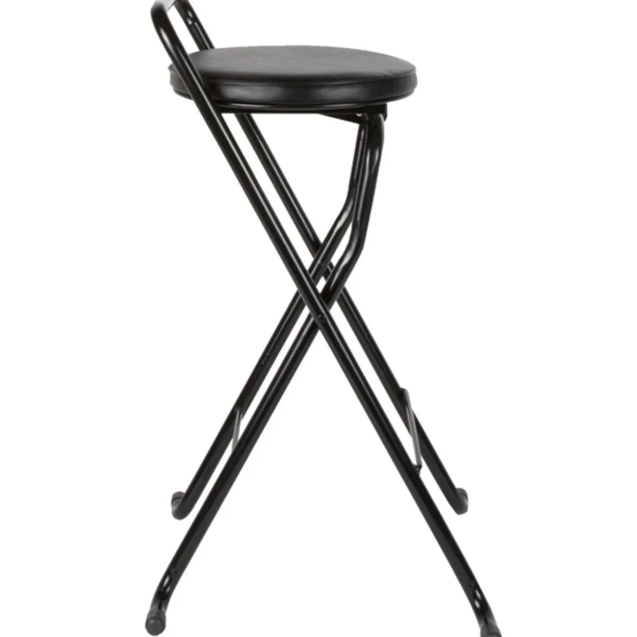 Tabouret de bar pliant noir