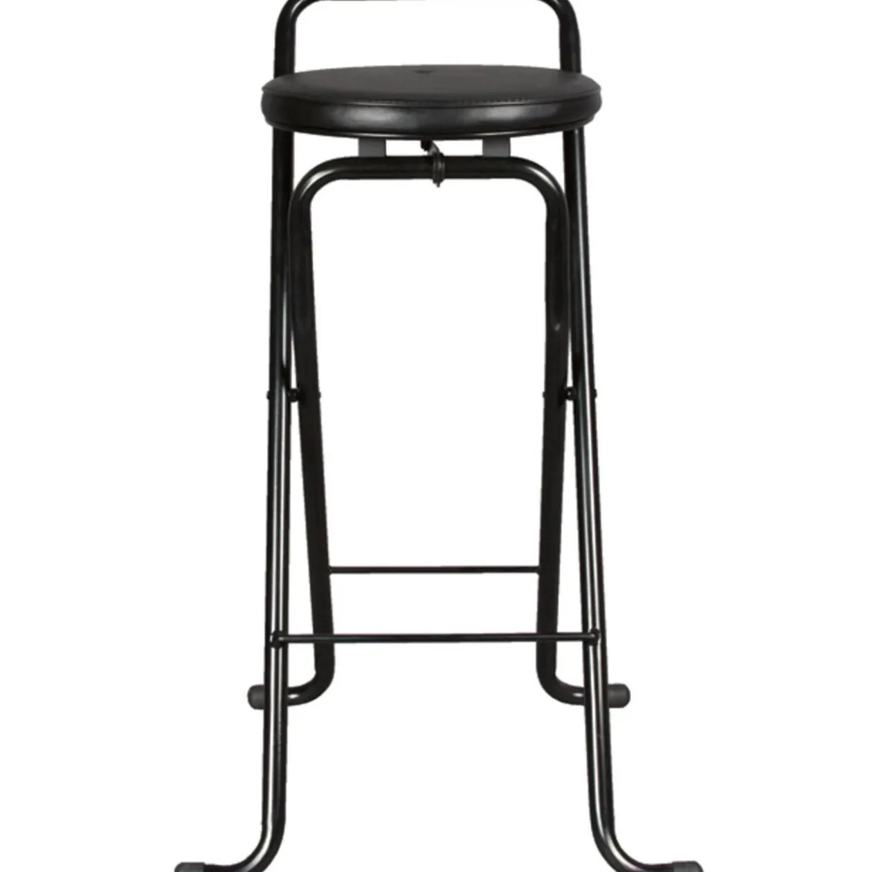 Tabouret de bar pliant noir