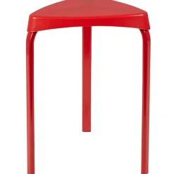 Tabouret rouge triangle