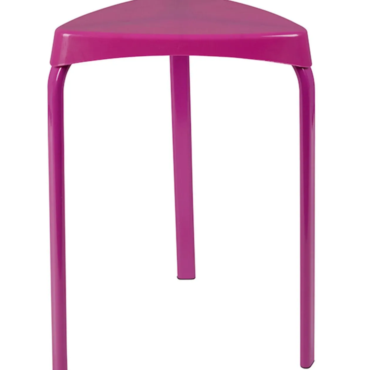 Tabouret violet triangle