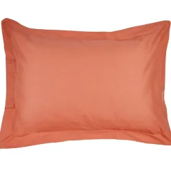 Taie d oreiller corail avec volant