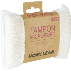 Tampon microfibre bambou ultra absorbant Homclean
