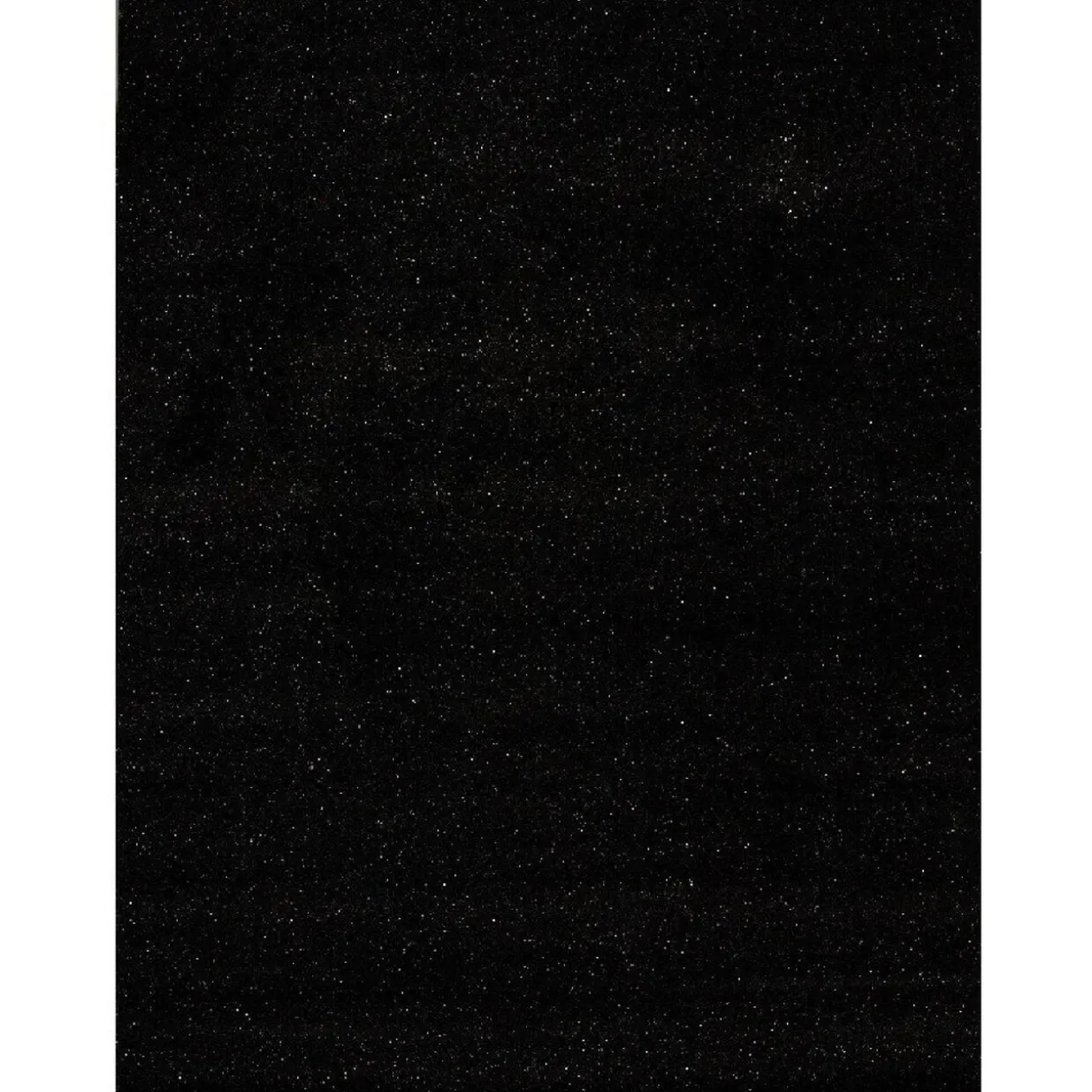 Tapis déco noir déco fil métallique brillant