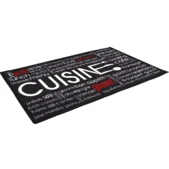 Tapis de cuisine avec inscriptions