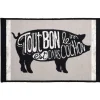 Tapis de cuisine design cochon format M