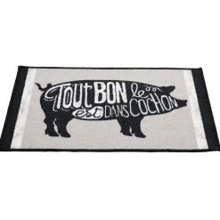 Tapis de cuisine design cochon format M