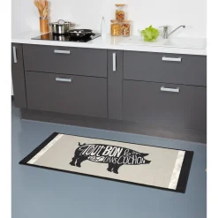 Tapis de cuisine design cochon format L
