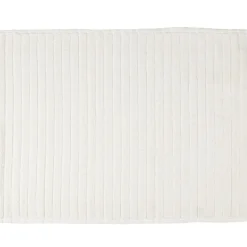 Tapis de salle de bain écru