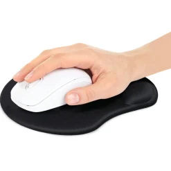 Tapis de souris repose poignet ergonomique noir