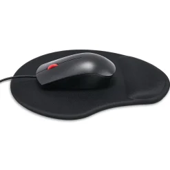Tapis de souris repose poignet ergonomique noir