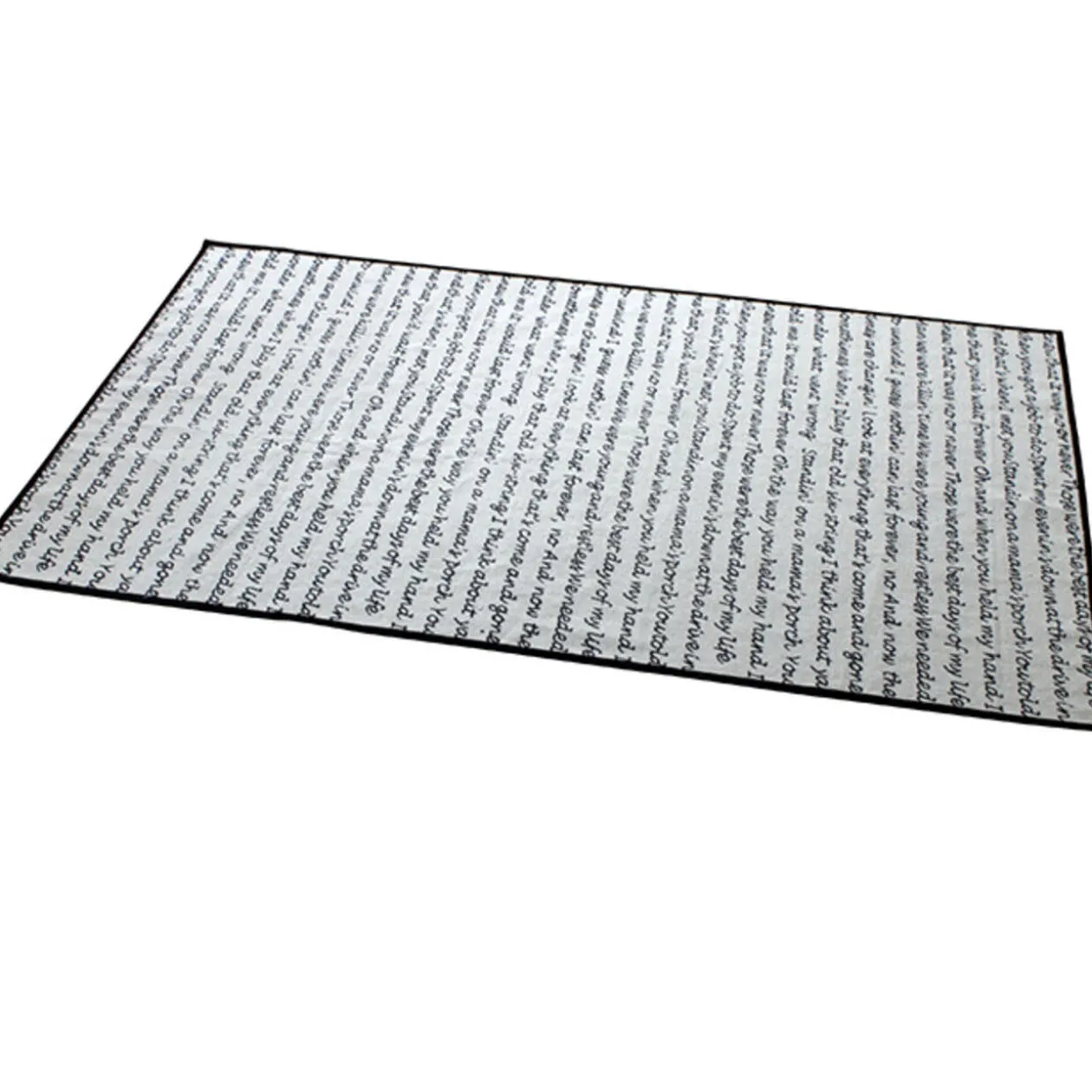 Tapis design lettre manuscrite