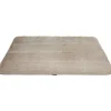 Tapis imitation fourrure taupe