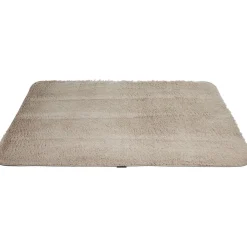 Tapis imitation fourrure taupe