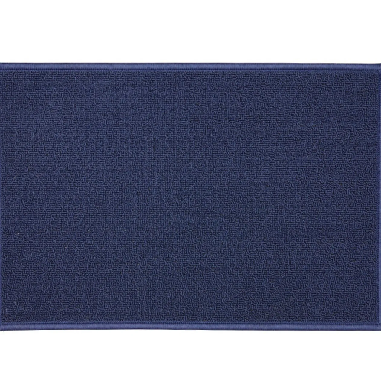 Tapis ménager antidérapant bleu
