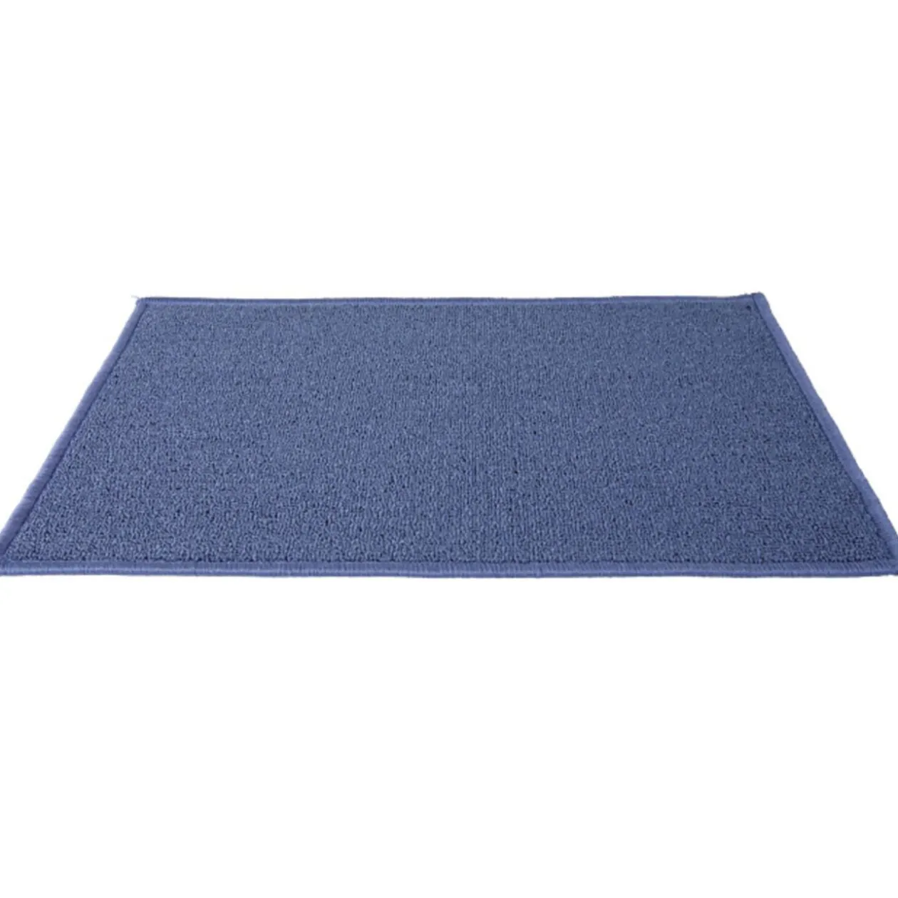 Tapis ménager antidérapant bleu