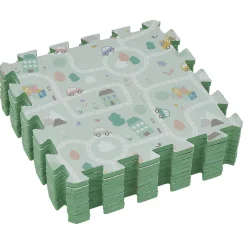 Tapis puzzle mousse imprimé 90x90 cm