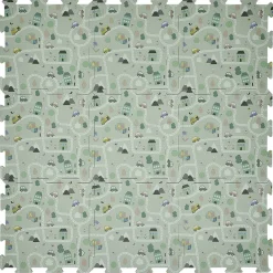 Tapis puzzle mousse imprimé 90x90 cm