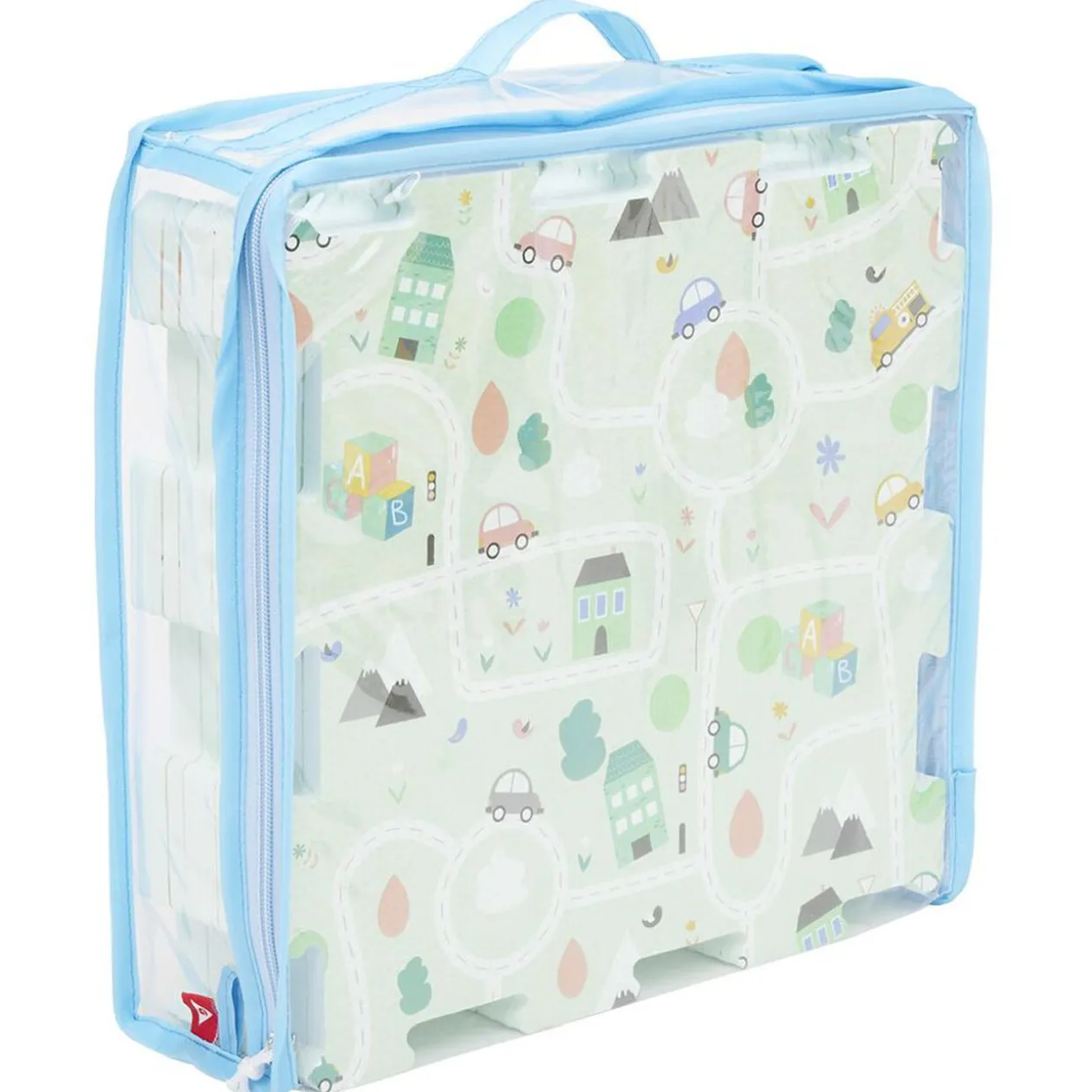 Tapis puzzle mousse imprimé 90x90 cm