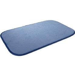 Tapis rectangulaire bleu marine