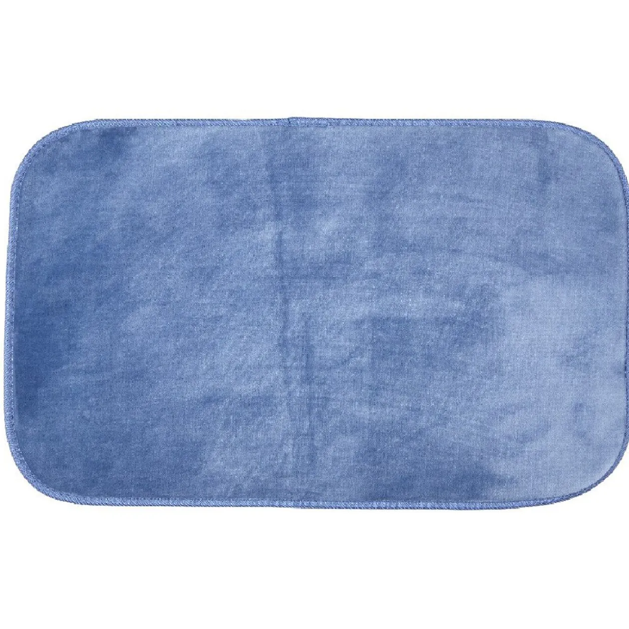 Tapis rectangulaire bleu marine