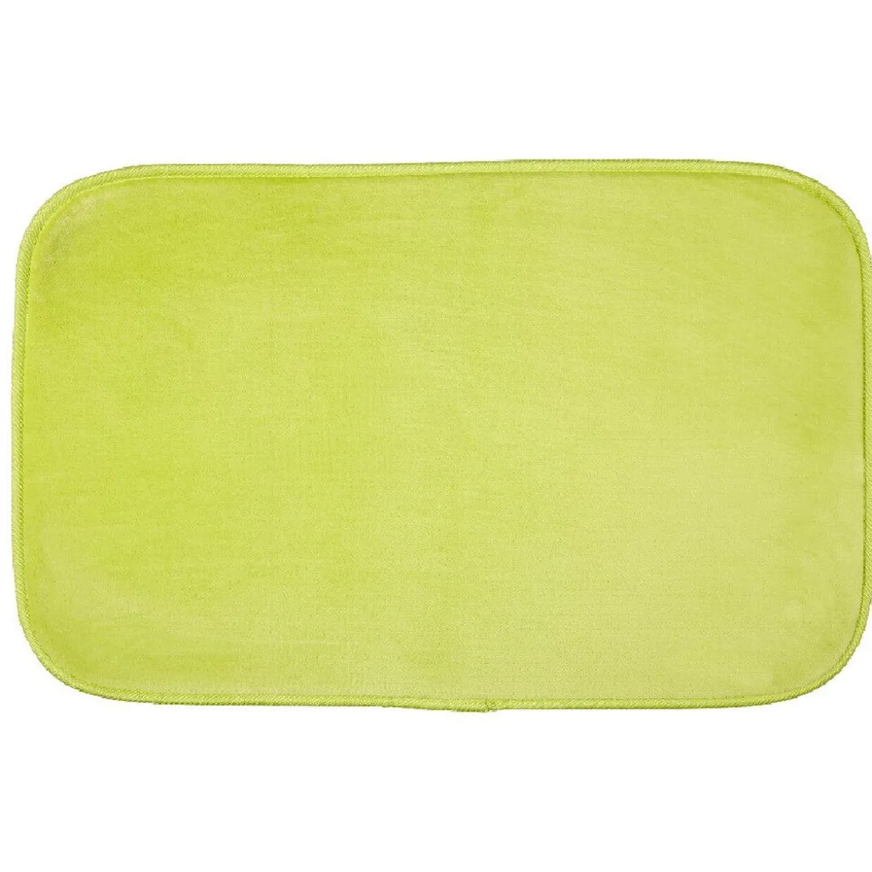 Tapis rectangulaire vert anis
