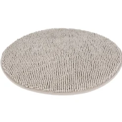 Tapis rond chenille microfibre