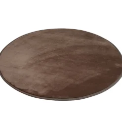 Tapis rond taupe