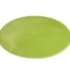 Tapis rond vert anis