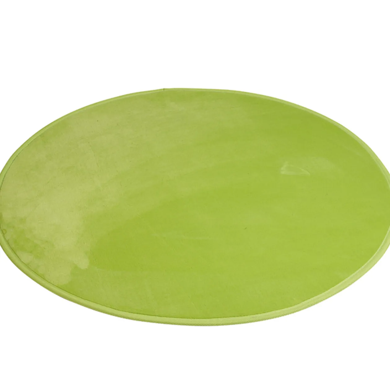 Tapis rond vert anis