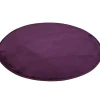 Tapis rond violet