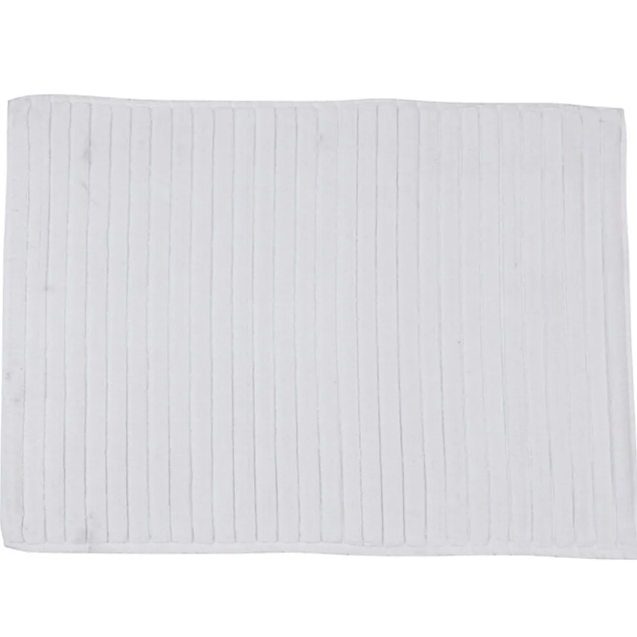 Tapis salle de bain blanc