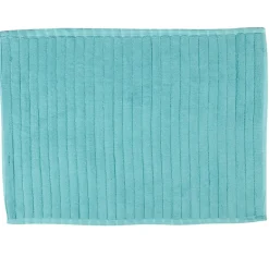 Tapis salle de bain bleu