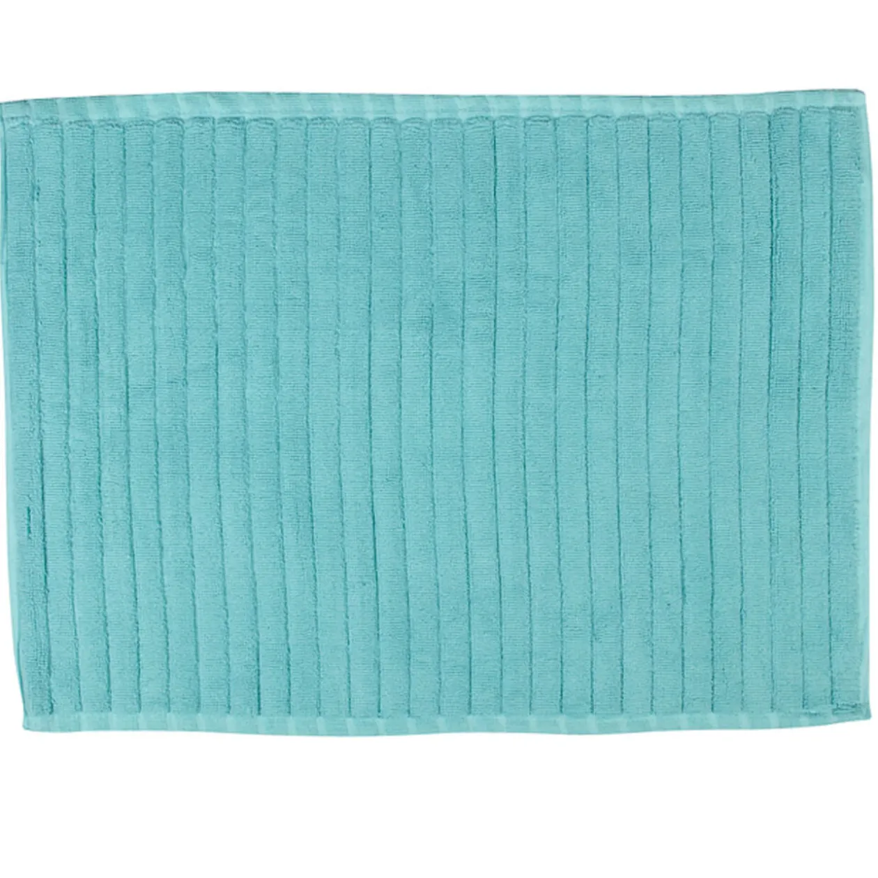 Tapis salle de bain bleu