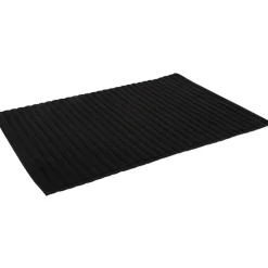 Tapis salle de bain noir