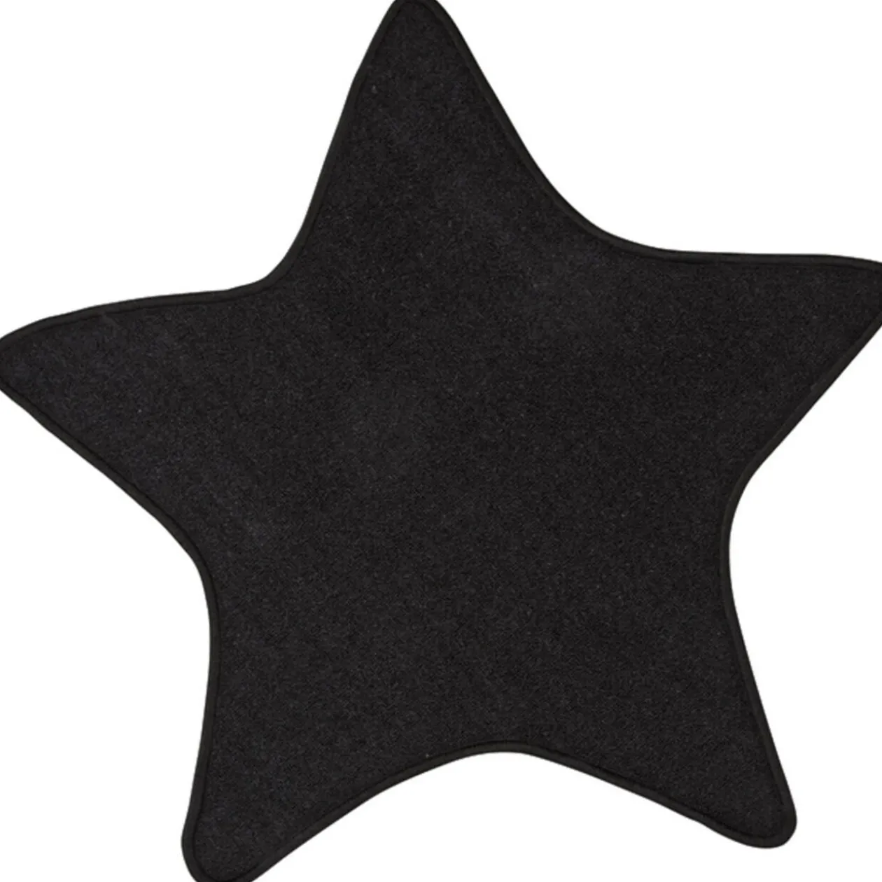 Tapis étoile noir