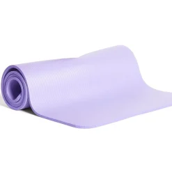 Tapis yoga épais 183x61x1cm caoutchouc violet