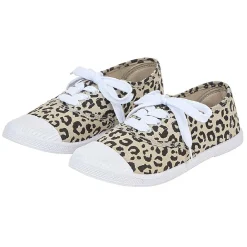 Tennis en toile motif léopard T38