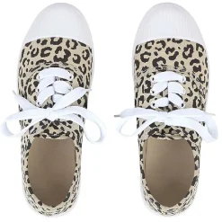 Tennis en toile motif léopard T39