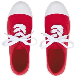 Tennis en toile rouge T39