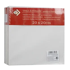 Toile à peindre 20 x 20 cm