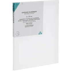 Toile à peindre sur châssis 24 x 30 cm