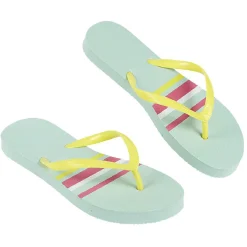 Tong pour femme badayère bleu, jaune, rose taille 40/41