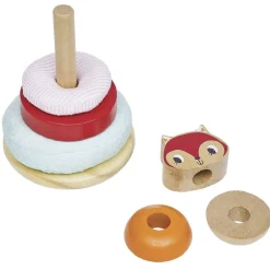 Tour à empiler renard 5 pièces en bois