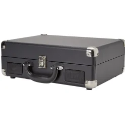 Tourne disque en plastique noir